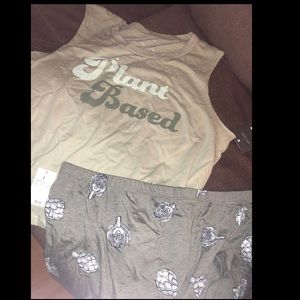 Sleep short and tank combo